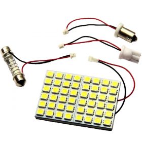 Placa Led Smd 5050 58*43mm 12v Lumina Alba Calda Cod: Pt6