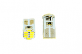 Bec Pozitie 8 Led Smd Lumina Rosie 12v (Pret/Set)