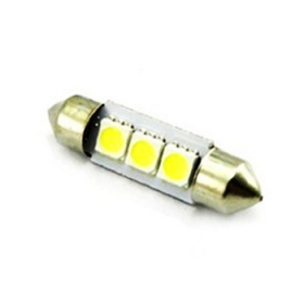 Bec Sofit 3 Led Smd Led-Uri, 12v Lumina Albastra (11x39mm) (Set 2 Buc.) 85548b