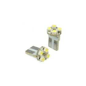 Bec Pozitie 4 Led T10 Smd Lumina Alba 12v ( Set / 2 Buc ) 10513w