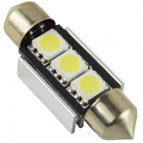 20 X Bec Auto Led Sofit 11x39 5050 Cu 3 Smd Alb 12v Canbus Jsun41 ( Pret / 20 Buc )