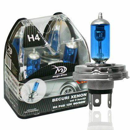 Set 2 Becuri H4 P43 12v 60/55w Xenon