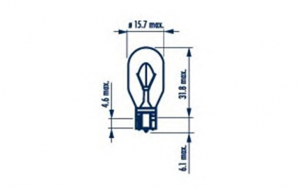 Bec Stop/Marsarier W16w 12v Set 10 Buc Narva