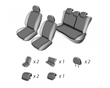 Set Huse Scaun Seat Leon 2005-2012 (Bancheta Fractionata)