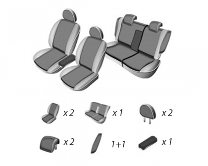 Set Huse Scaun Skoda Octavia Ii Facelift 2008-2013