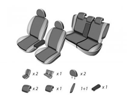 Set Huse Scaun Volkswagen Passat B6 Variant 2005-2010