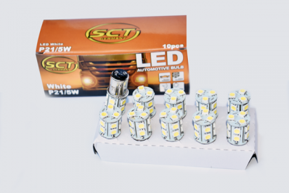 Bec Led P21/5w Led 24v 13x5050 Bay15d Set 10 Buc