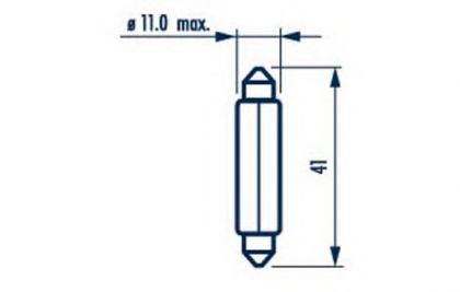 Bec Indicator 24v C10w Set 10 Buc Narva