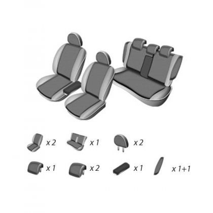 Set Huse Scaun Hyundai Santa Fe 5 Locuri 2007 - 2012