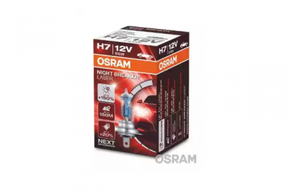 Bec 12v H7 55 W Night Breaker Laser +150% Osram