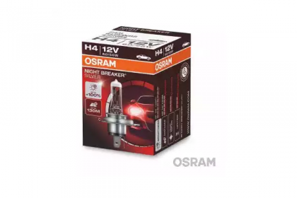 Bec 12v H4 60/55 W Night Breaker Silver +100% Osram