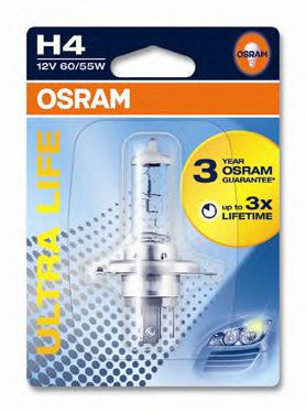 Bec 12v H4 60/55 W Ultra Life Blister 1 Buc Osram