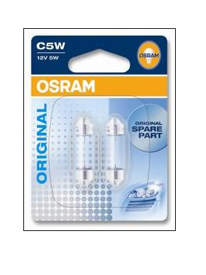 Set 2 Becuri 12v C5w Original Blister Osram