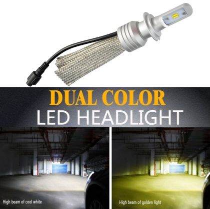 Bec Led L11 Culoare Duala H11