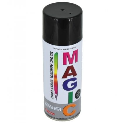 Spray Vopsea Magic Negru Mat 