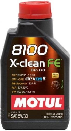 Ulei Motul 5w30 8100  X Clean Fe 1l