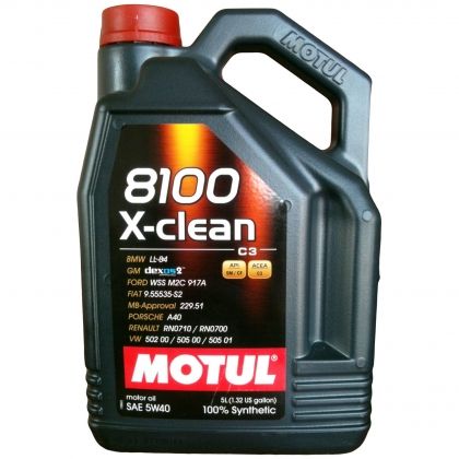 Ulei Motul 5w40 8100 X Clean  5l