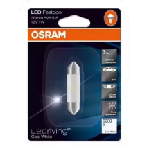 Bec Led Interior 12v (C5w) Cool White 36mm Ledriving Standard Bli 1 Buc Osram