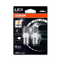 Set 2 Becuri Led Exterior 12v (Py21w) Amber Ledriving Premium Bli Osram