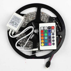 Banda Led 5050 Smd 5 Metri 12v Rgb Cu Telecomanda