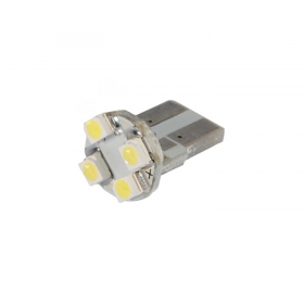 Bec Auto Cu Led T10 1210 Cu 4 Smd Alb 12v Jsun37