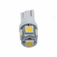 Bec Pozitie T10 5 Led Smd 5050 Lumina Alba 12v (Pret/Set) 10714w